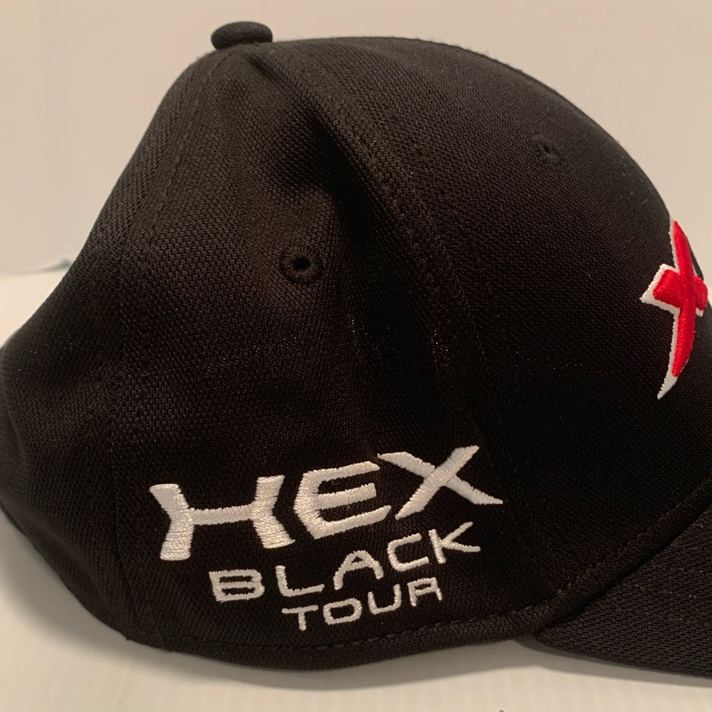 Callaway Golf: X-Hot Hat: Black Adjustable Hat Adult Size: Very Good Condition - Picture 4 of 7